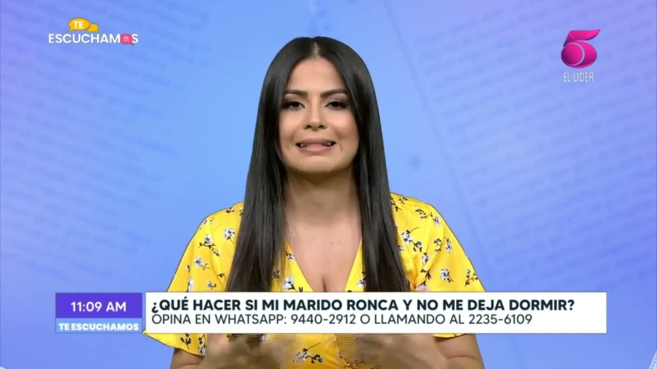 Te escuchamos🧏🏻👂🏻 : ¿Qué hacer si mi marido ronca y no me deja dormir?
