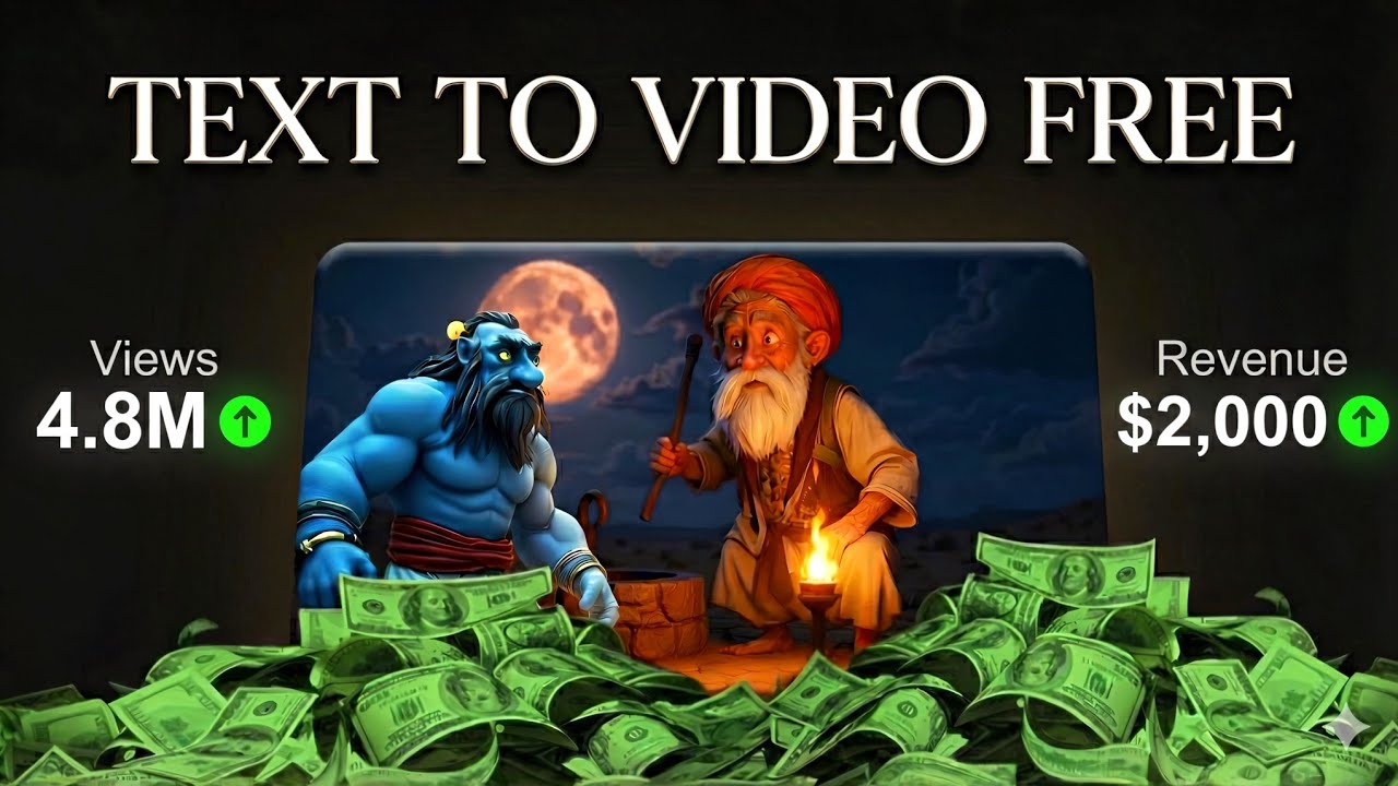 FREE AI Story To Video Generator | Text To Video AI | AI Video Kaise Banaye | Cartoon Video Maker