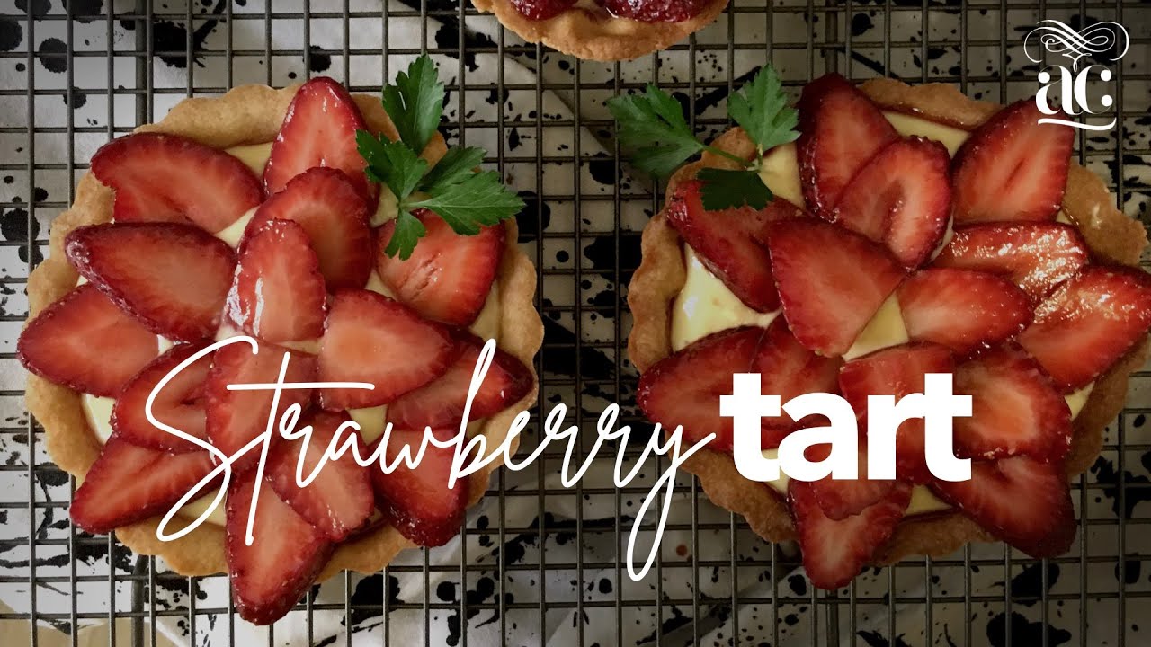 How to make an Easy French Strawberry Custard Tart