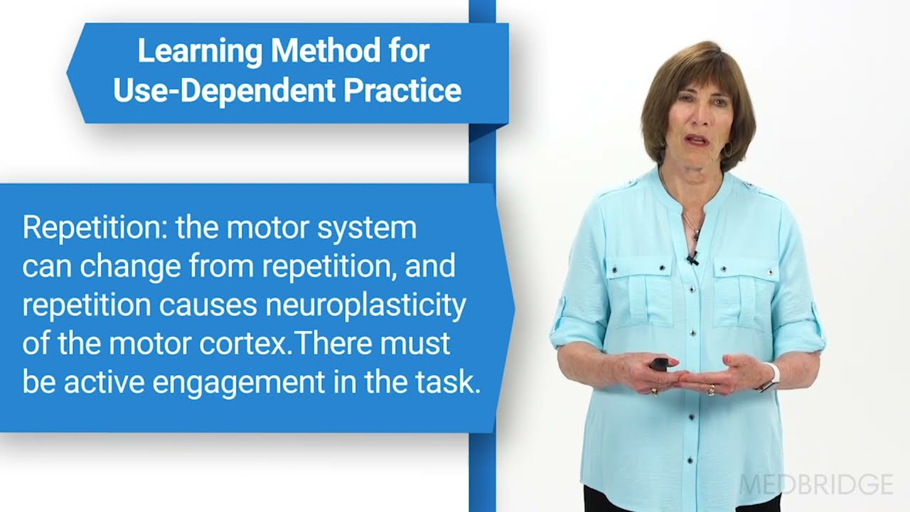 Motor Learning Strategies: Use-Dependent Practice - Kay Wing | MedBridge