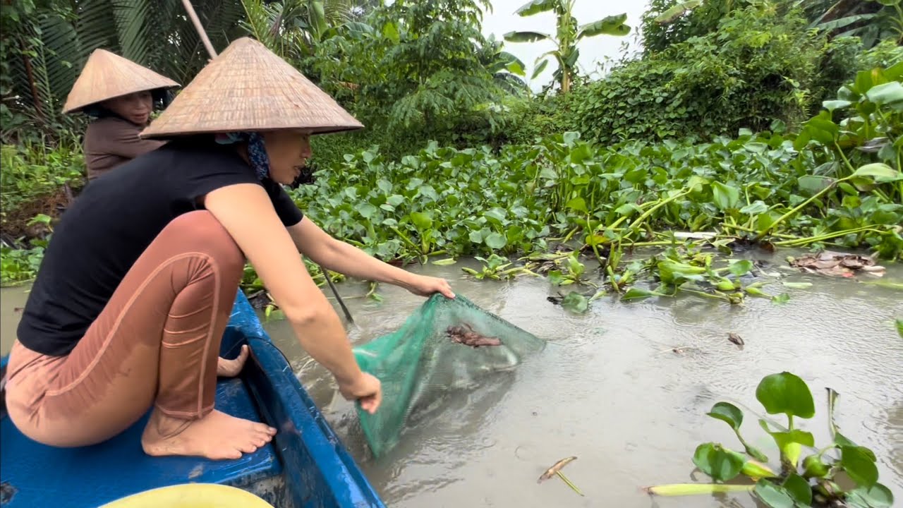 805 / Thăm Dớn Ngày Mưa Bão Dính Cá Đầy Thau