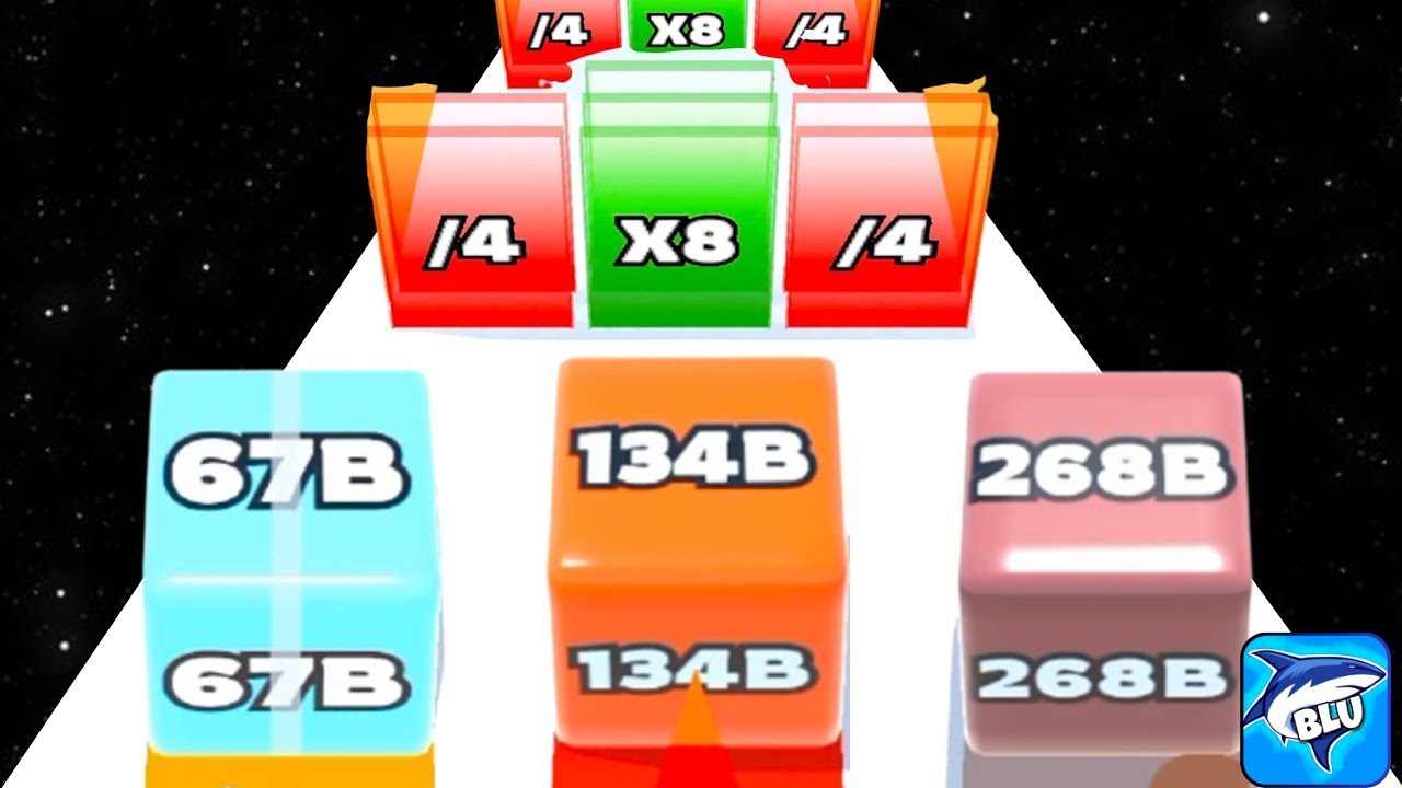 Jelly Run 2048 vs Level Up Numbers - Walkthrough (MAX LEVEL) New Update