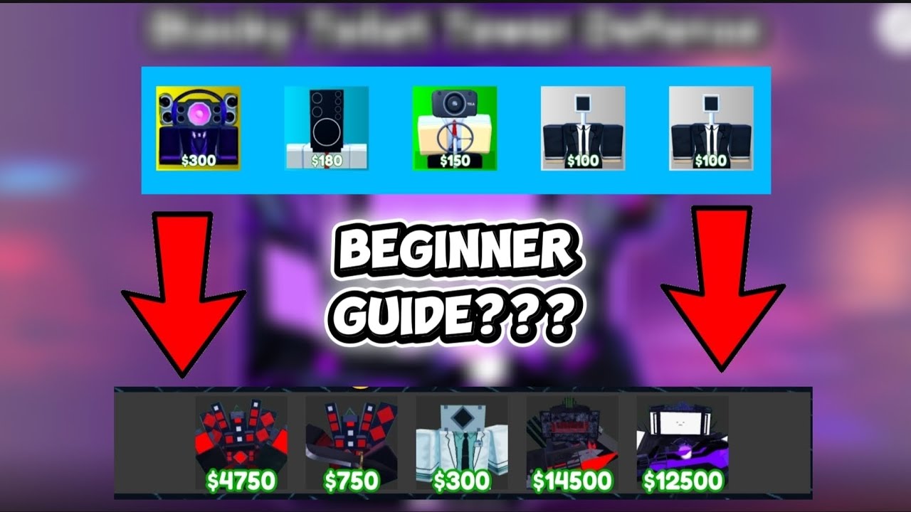 Blocky Toilet Tower Defense Starter/Beginner Guide!!! (BTTD)