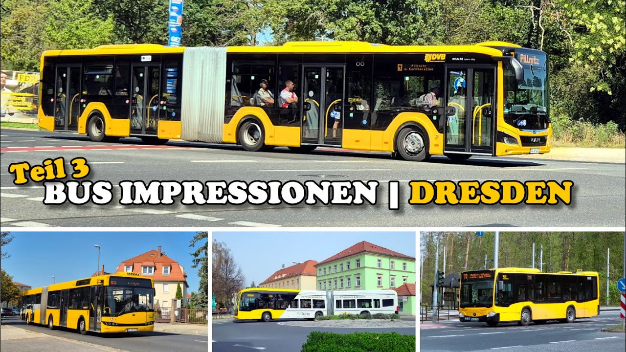 DVB - Bus Impressionen Dresden | Teil 3