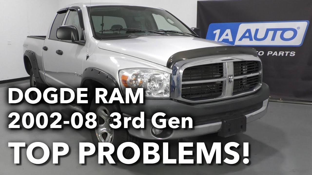 5 основных проблем грузовика Dodge Ram 3-го поколения (2002–2008)
