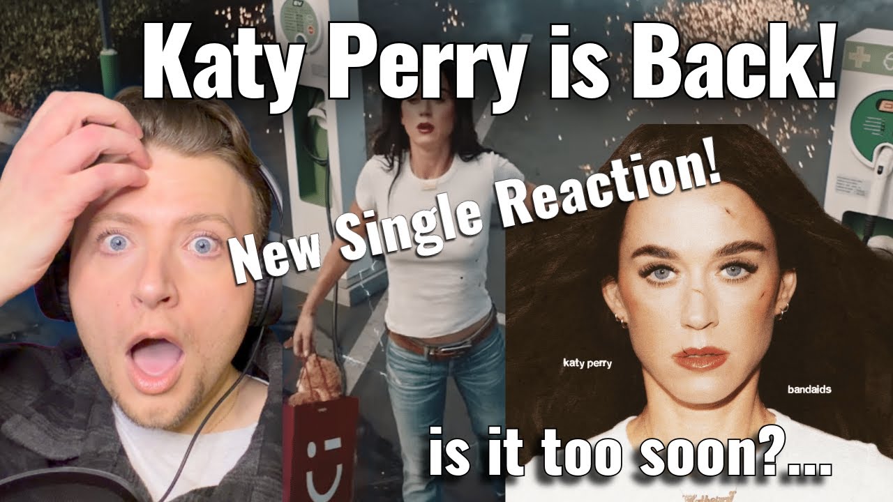 Katycat РЕАКЦИЯ на KATY PERRY (Bandaids) и реакцию на музыкальный клип