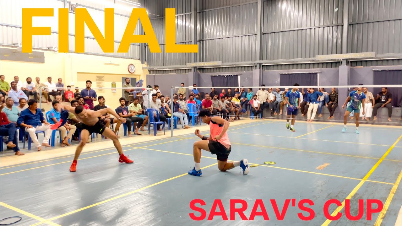 FINAL | ALL INDIA OPEN BADMINTON TOURNAMENT | SIDARTH/DHILEPAN V/S ADHIN/KAMAL | SARAV'S CUP 2024