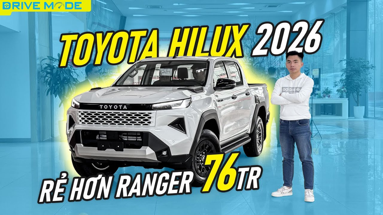 Toyota Hilux 2026 среднего класса: двигатель 2.8 л, дешевле, чем Triton Premium, но всё же имеет ...