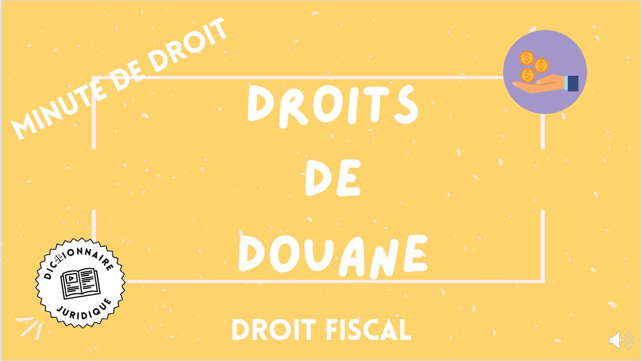 Droits de douane : tout ce qu'il faut savoir en une minute ⏱️
