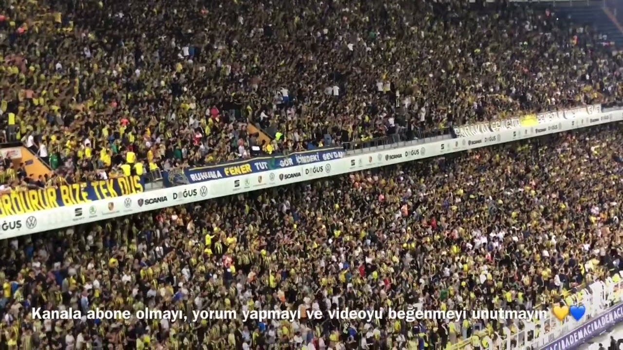 Tüm Tribünler “Vura Vura Vura Kıra Kıra Kıra” Bestesini Söylüyor / Fenerbahçe 5-0 Alanyaspor