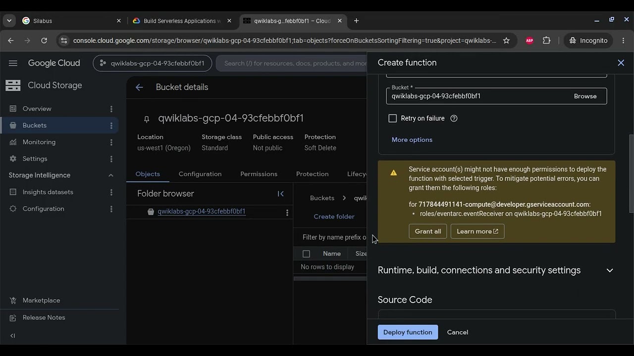 Build Serverless Applications with Cloud Run Functions: Challange Lab