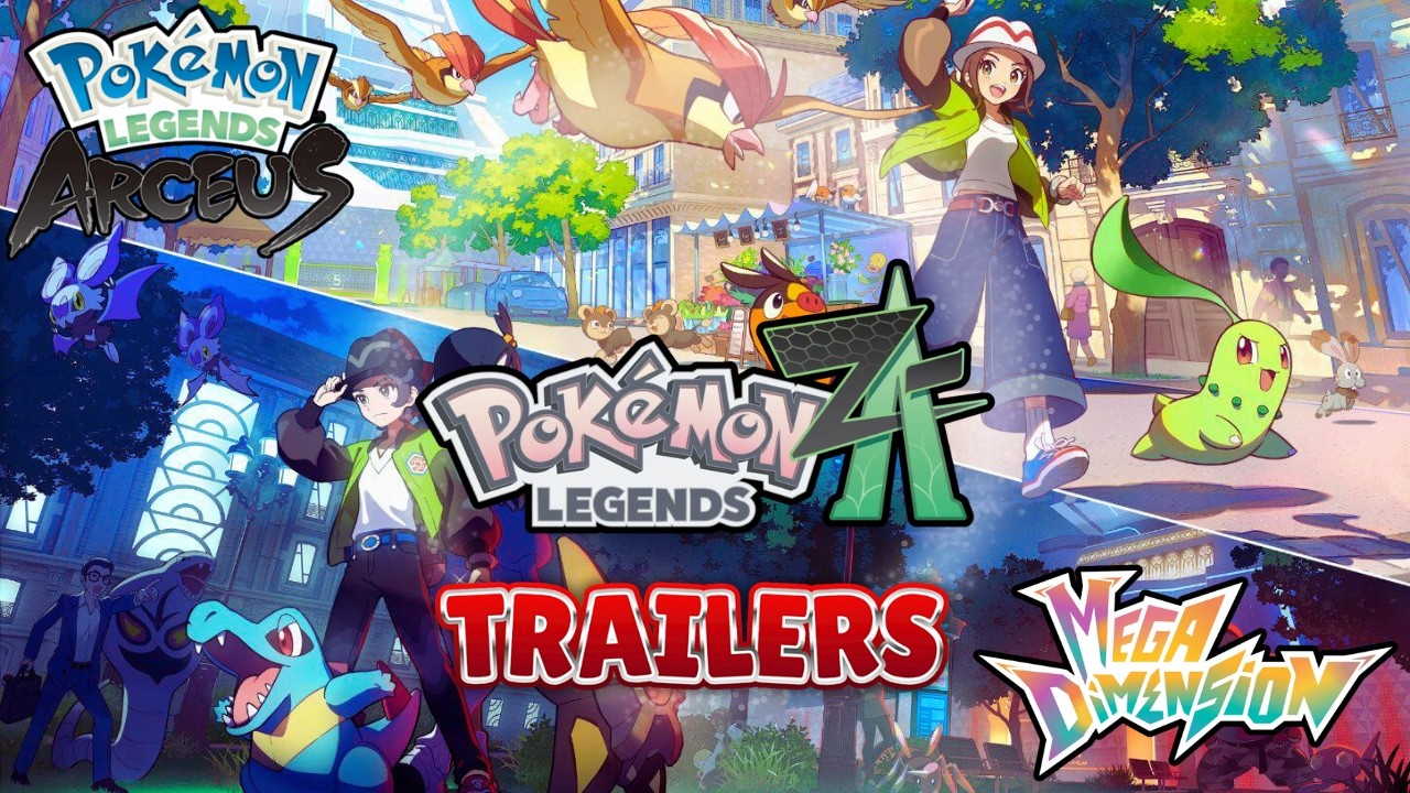 Все трейлеры игр Pok&eacute;mon Legends (2022-2026)