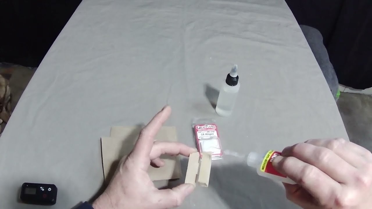 CA GLUE HOW DO I INSTALL A CA HINGE RC AIRPLANE