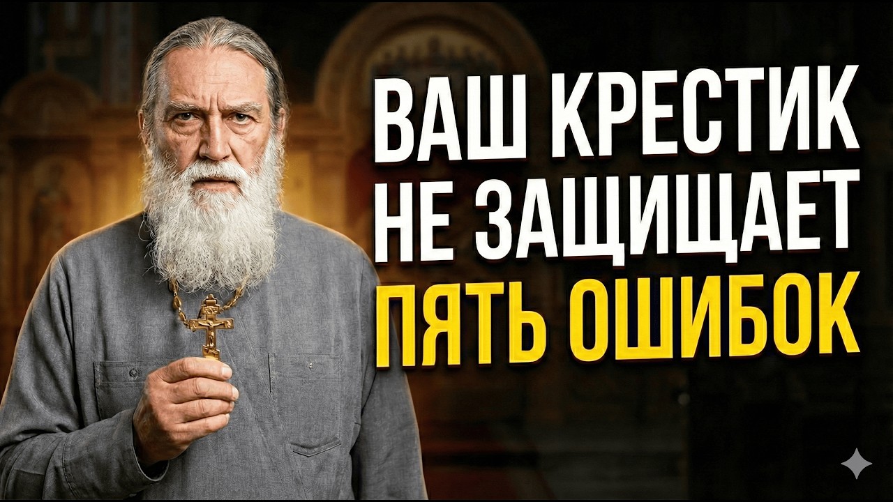 Крестик на шее а бесы не боятся — 5 причин почему! Слушайте как это исправить.
