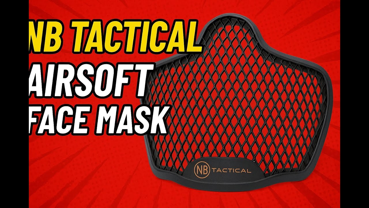 How I use my NB Tactical mask! AIRSOFT MASK! The BEST Face protection!