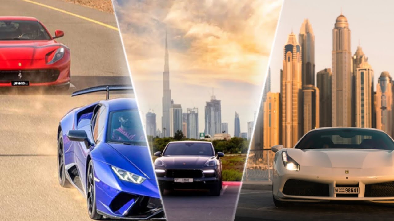 Ferrai, Lamborghini, McLaren… les SuperCars de Dubaï. 