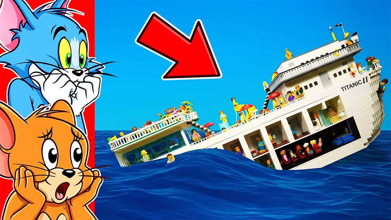 Reacting to LEGO SINKING SHIP vs TSUNAMI