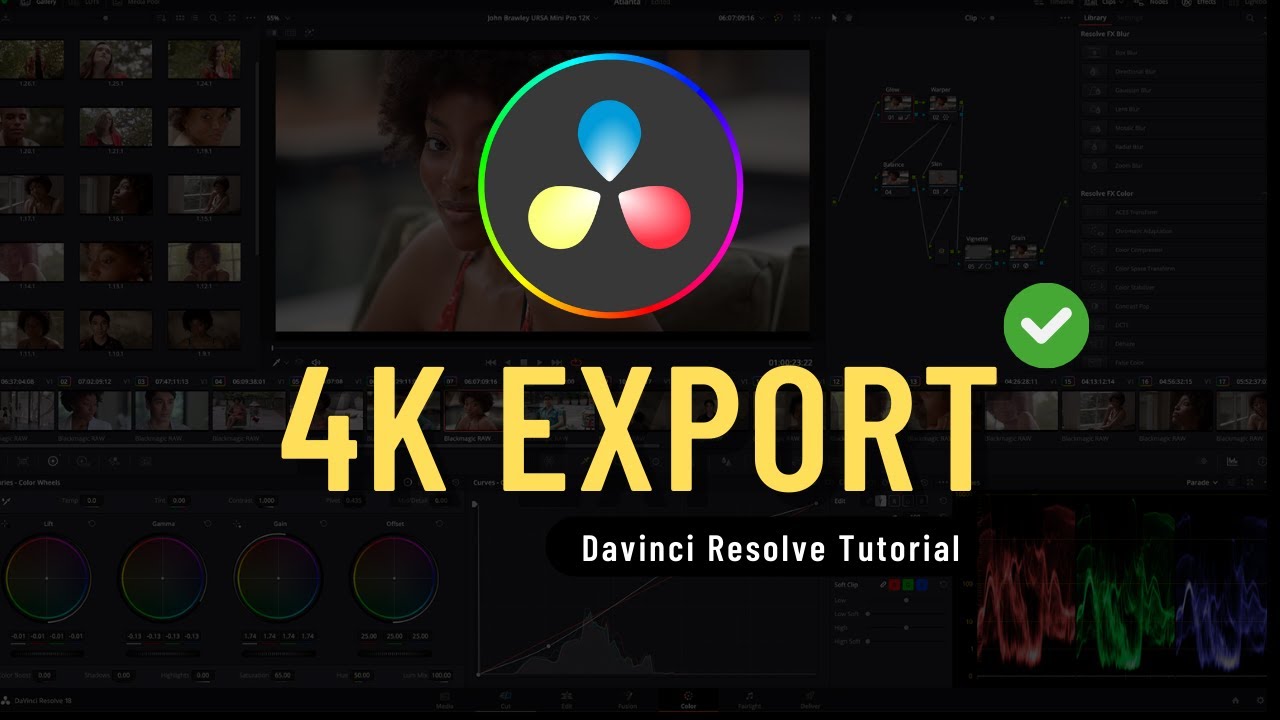 How to Export 4k in Davinci Resolve ( Best 4K Render Settings)