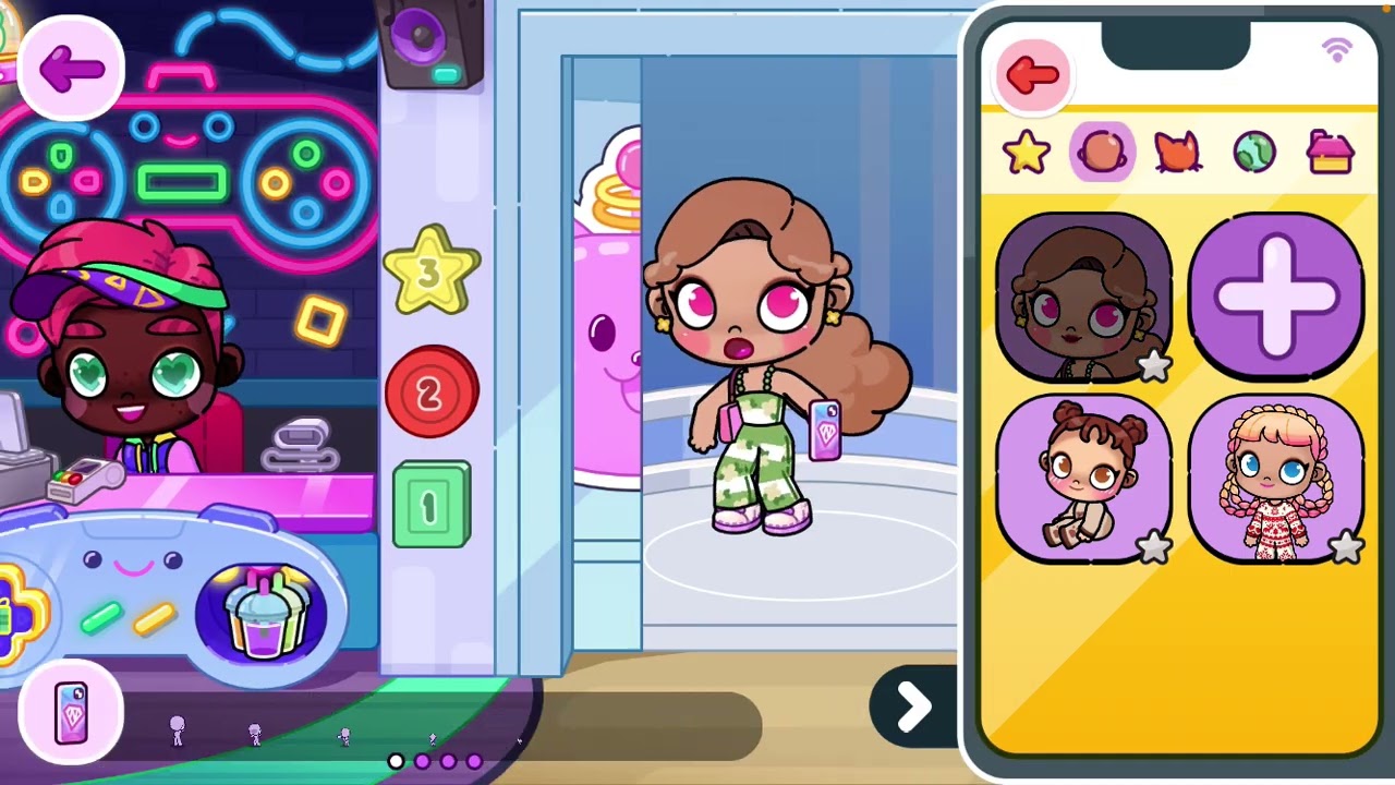 J’offre un téléphone à Océane sur avatar World !