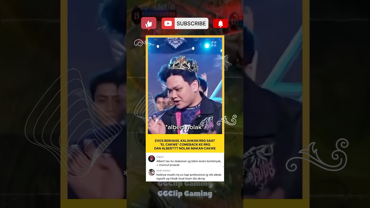 King Alberttt tolak Cakwe #mobilelegends #mlbb #mpl #mplid #evos #rrq #alberttt #onic #skylar