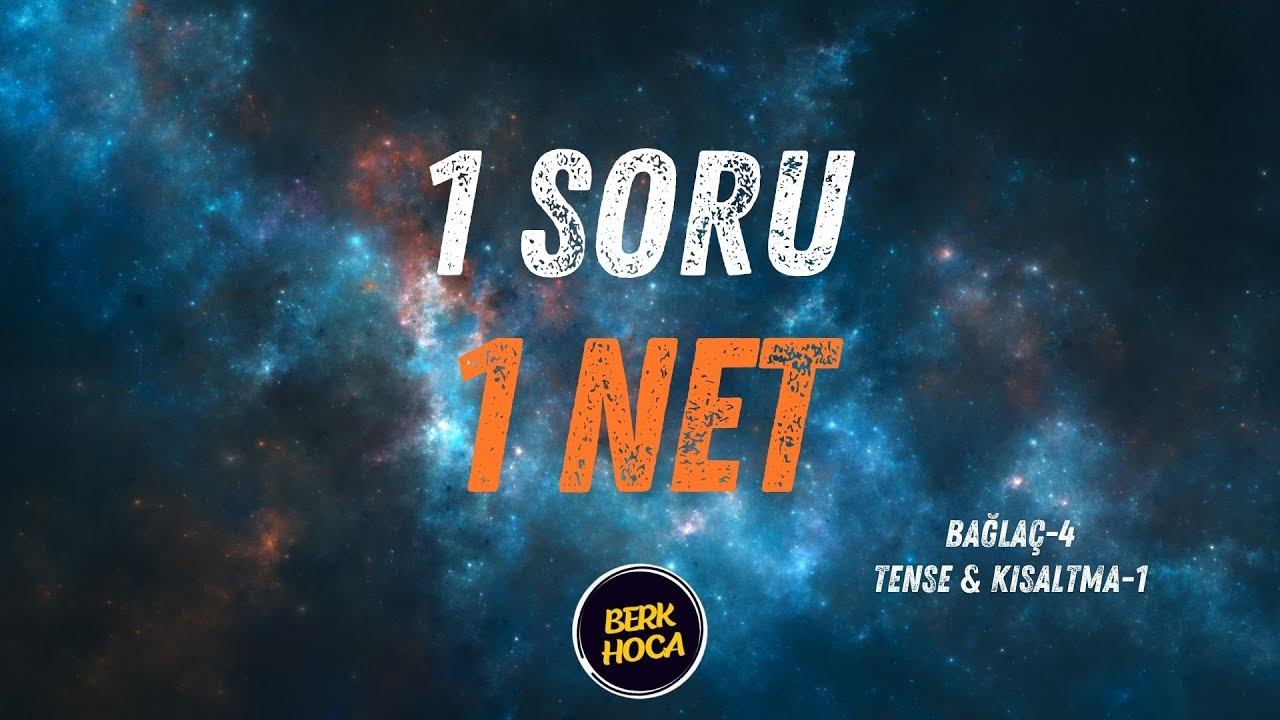 2 Mükovski Soru | Sorudan öğren | 1 Soru 1 Net | YDT & YDS & YÖKDİL