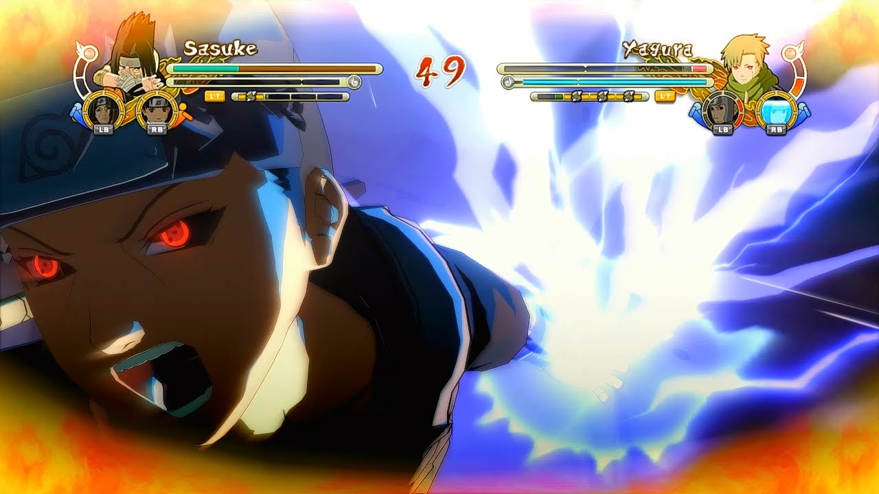 Naruto Ultimate Ninja Storm 3 Full Burst Anbu Itachi PTS Sasuke Character Swap Gameplay (PC)