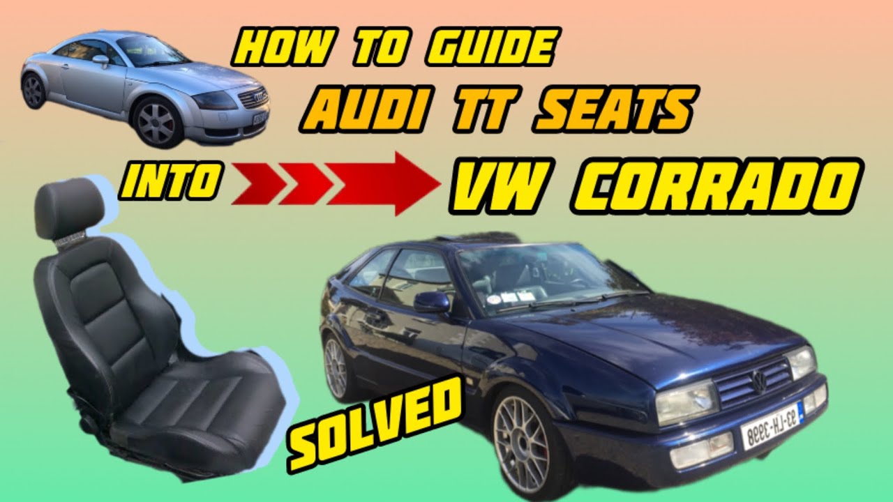 [How to] Audi TT seats into Vw Corrado FIT PERFECT 👍