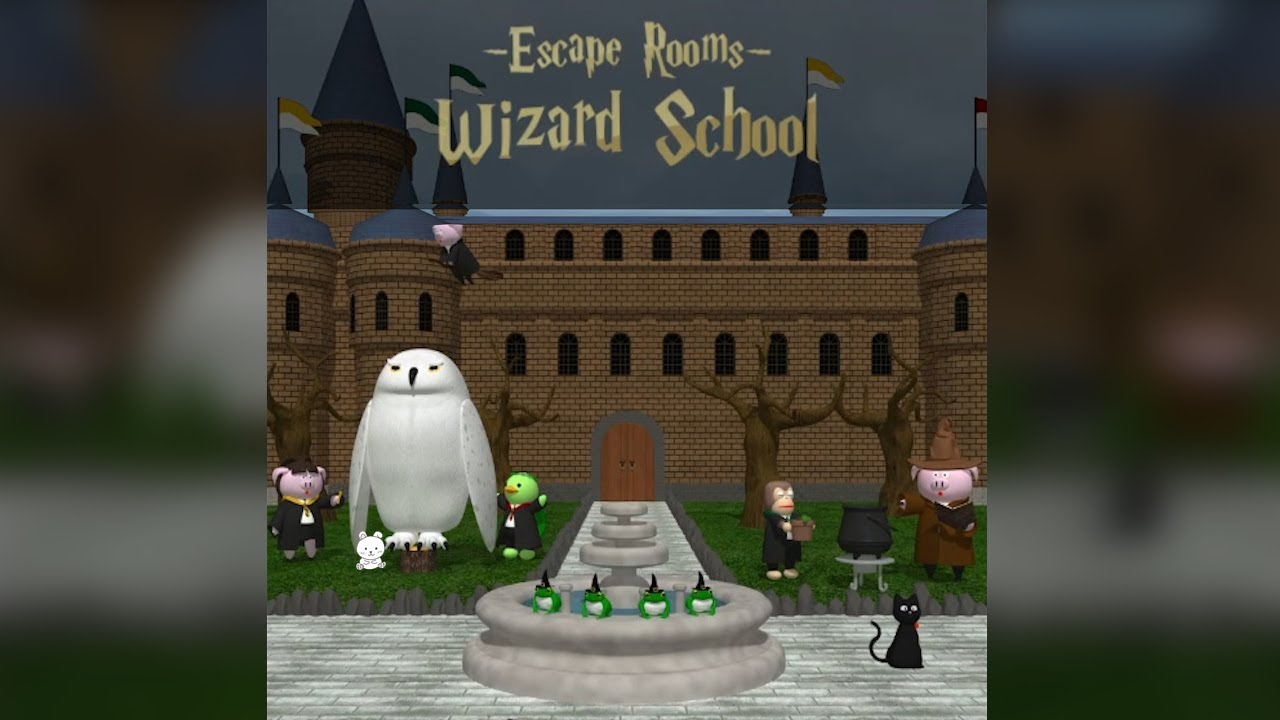 Escape Rooms WizardSchool Walkthrough (NAKAYUBI)