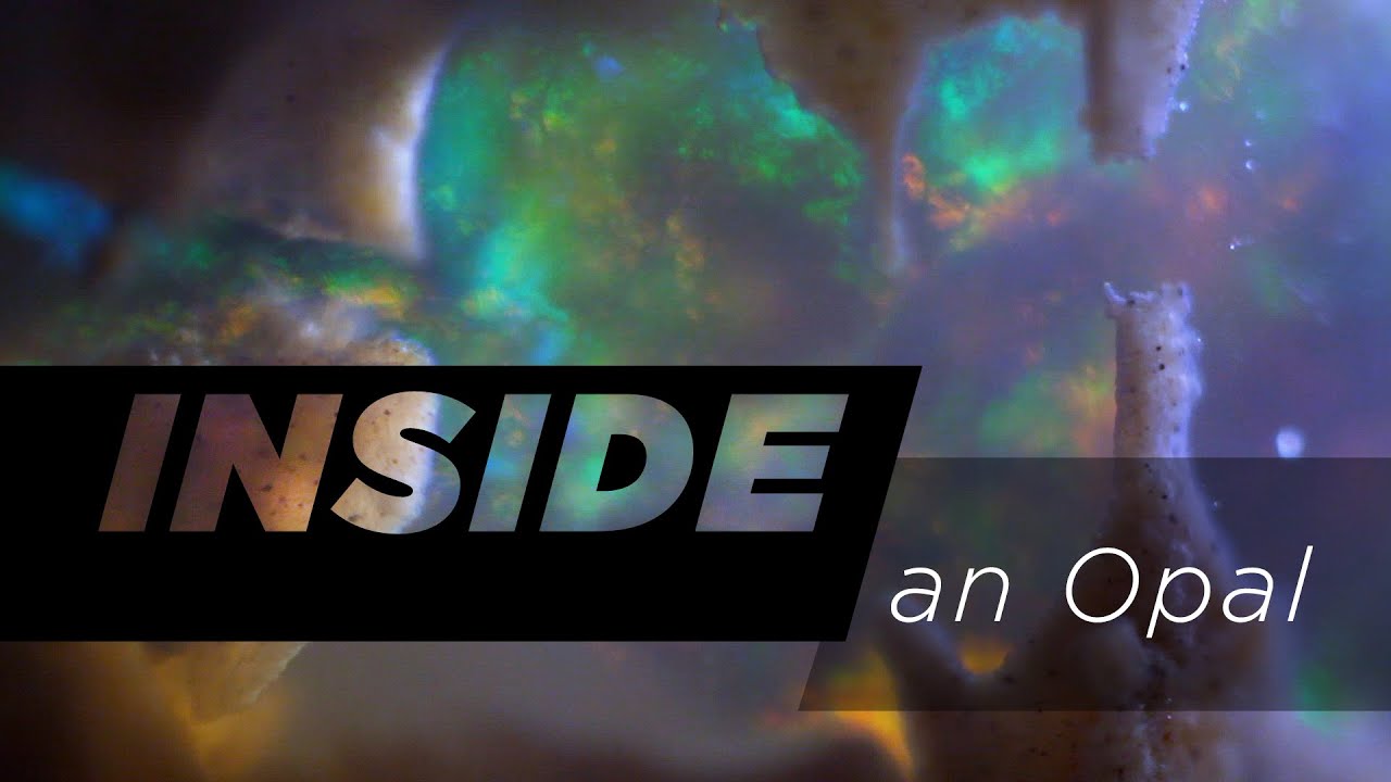 Tranquil Journey Inside an Opal | Microscopic 4K | Play-of-Color with Relaxing Synth Music