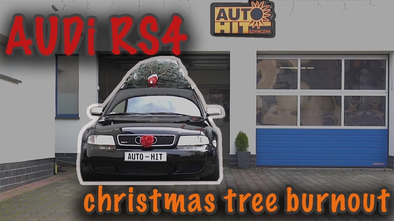 Audi RS4 Christmas Tree Burnout