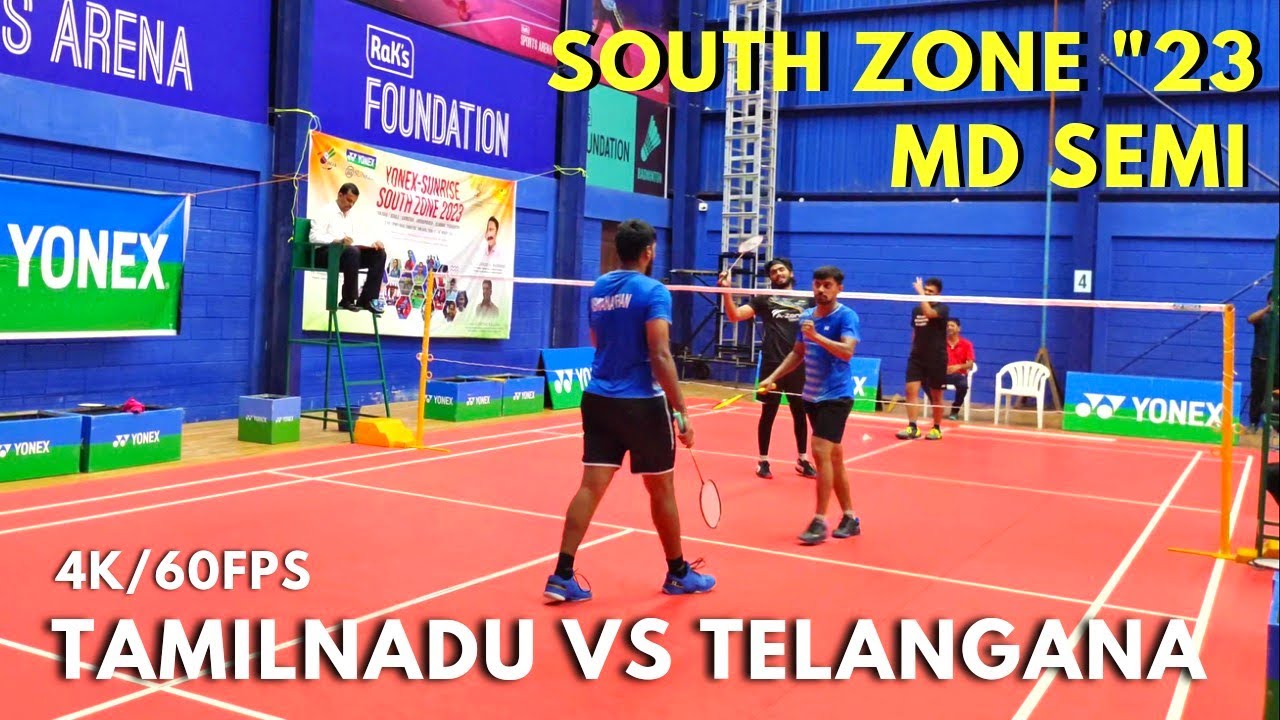 LOKESH/NAVEEN vs SUDHISH/SASANK | YONEX SOUTH ZONE BADMINTON CHAMPIONSHIP 2023 - COIMBATORE 🇮🇳