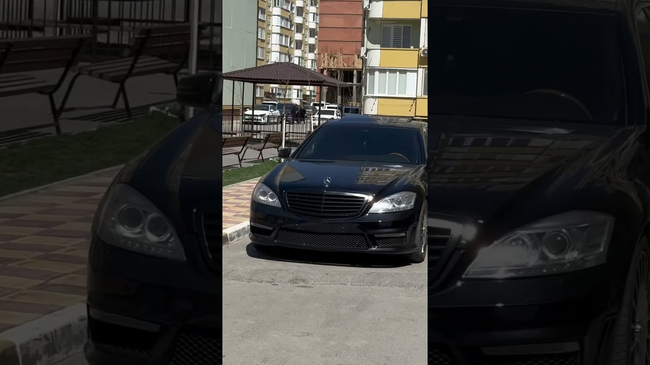 Черная молния                               #мерседес #automobile #221 #detailing #мерседесбенц #топ
