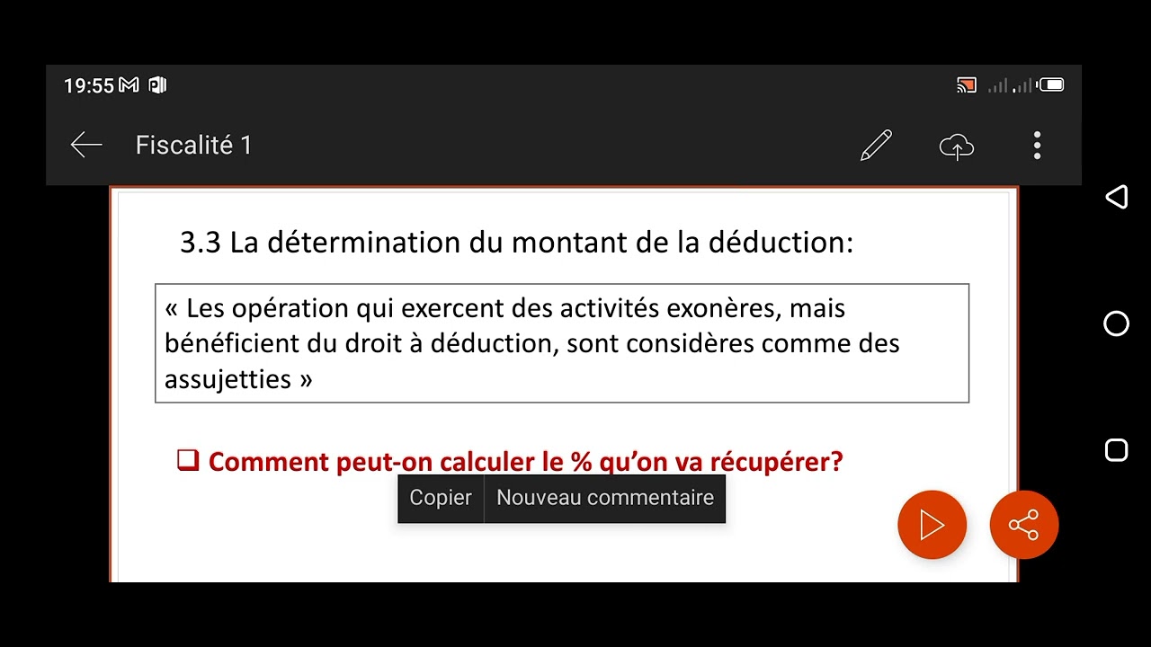 Le prorata: La d&eacute;termination du montant de la d&eacute;duction de la TVA