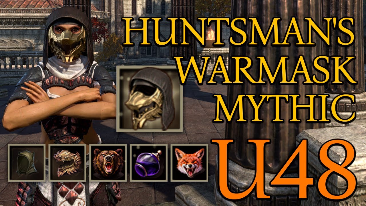 Huntsman's Warmask | Mythic | Update 48 | Seasons of the Worm Cult Part 2 | ESO