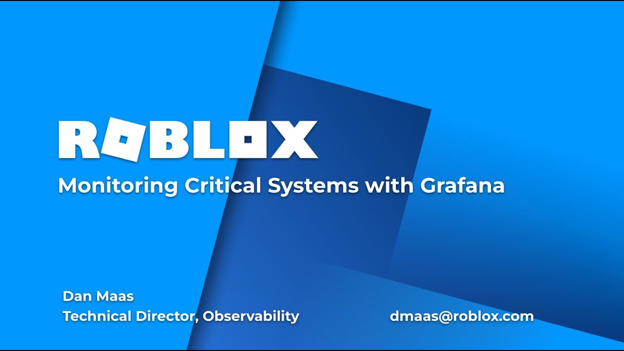 Monitoring critical systems at Roblox with Grafana and Grafana Agent