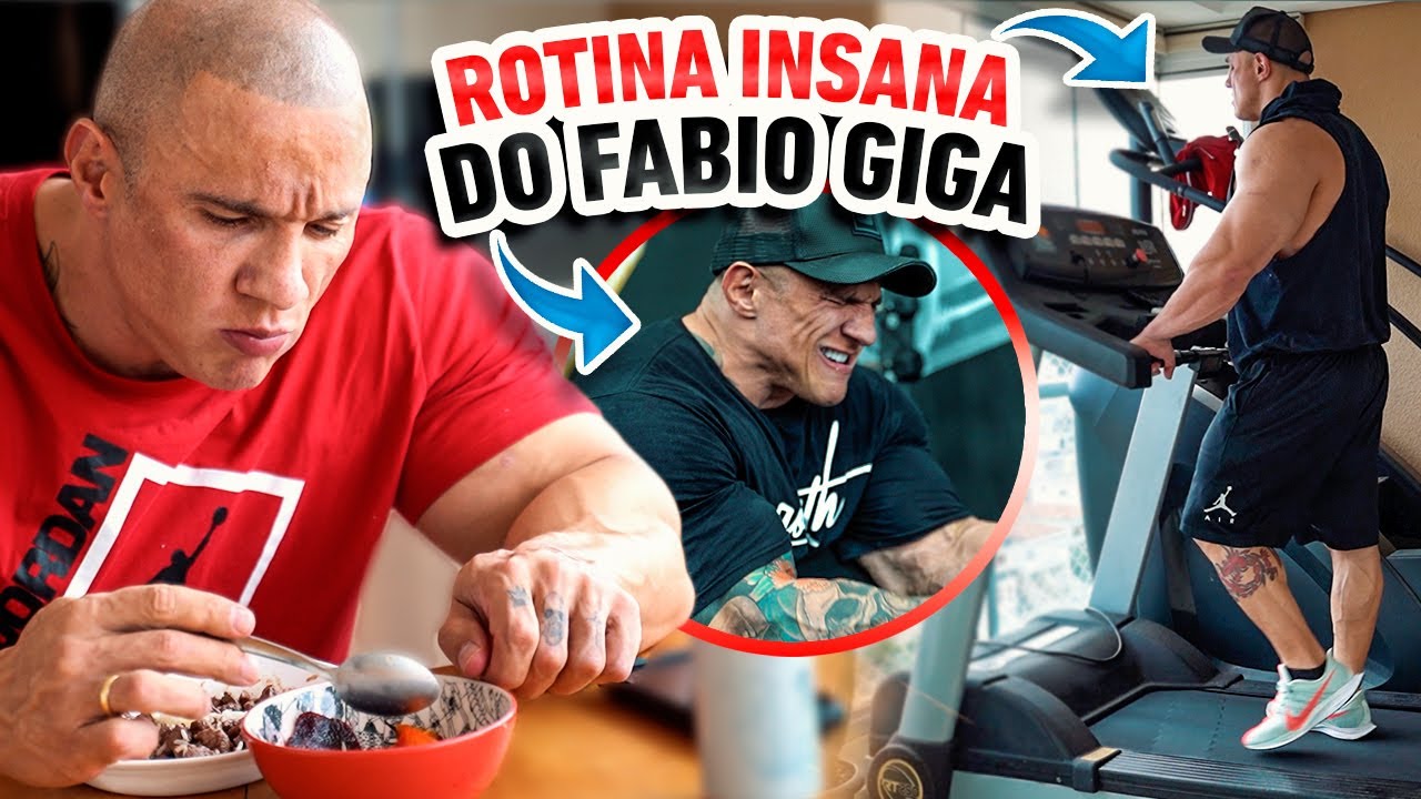 24H COM FABIO GIGA - ROTINA DO GIGANTE RUMO ARNOLD OHIO
