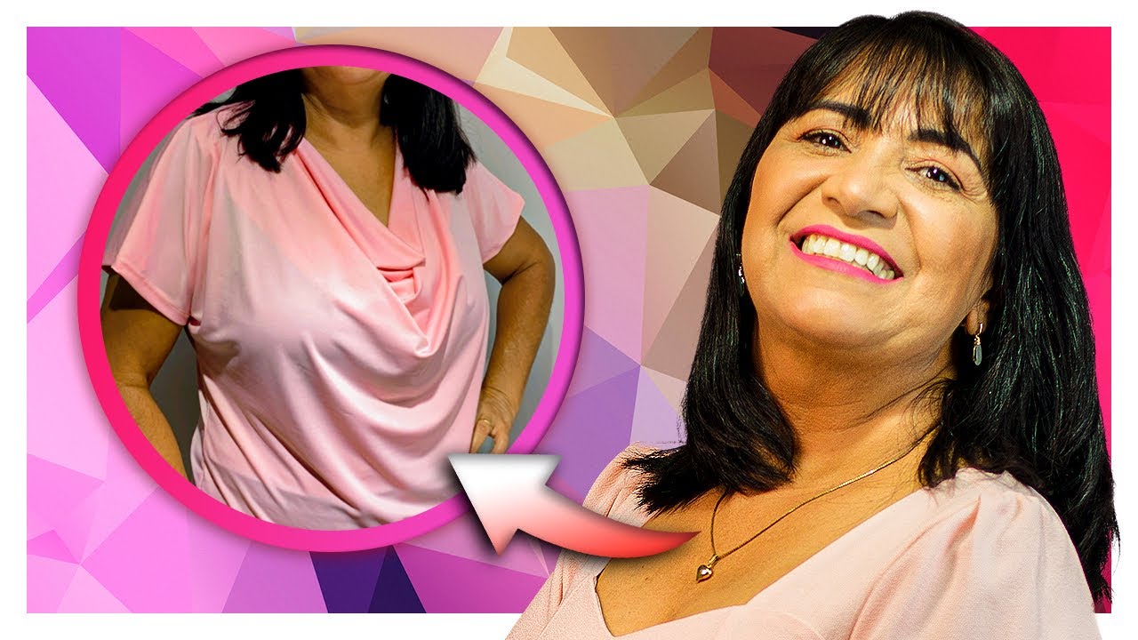 Costurando Blusa com Gola Boba