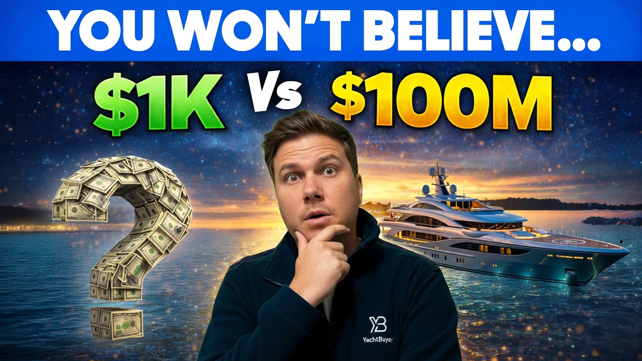 $1,000 vs $100,000,000 Yacht Tours - 🤯 Insane Upgrades Revealed!