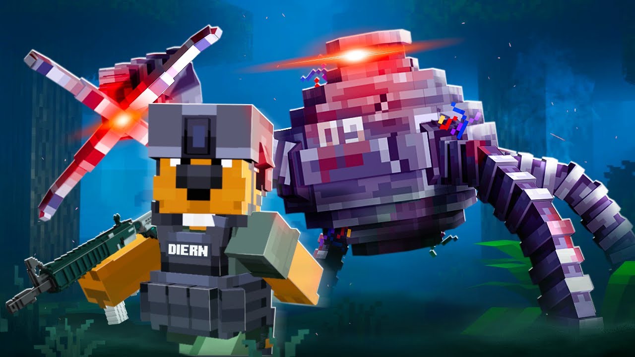 Porazil jsem GIGANTICK&Eacute;HO ROBOTA jako ELITN&Iacute; VOJ&Aacute;K v Minecraftu