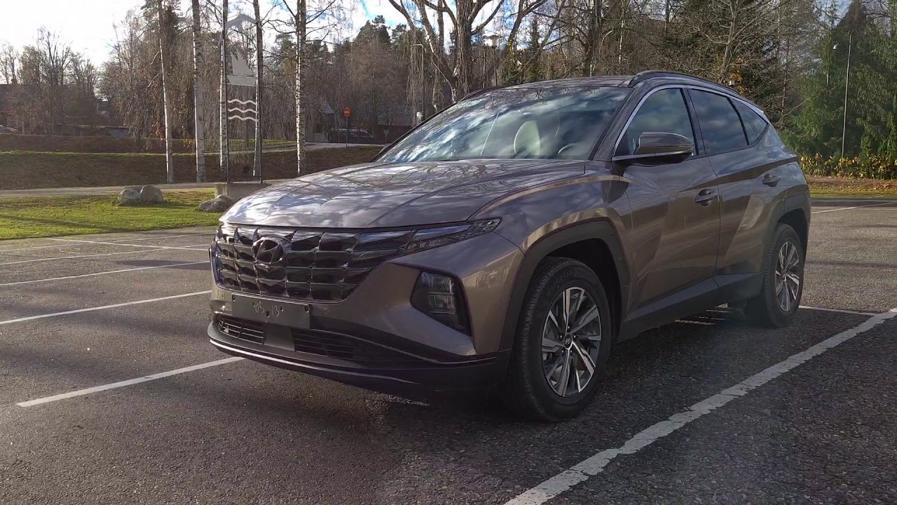 2021 New Tucson 1.6 T-GDI Hybrid 230 hp Silky Bronze/Moss Grey Leather Interior 4K@60fps Galaxy S20+