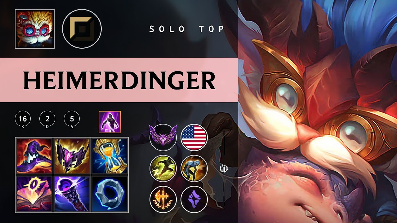 Heimerdinger Top vs Irelia - NA Master Patch 26.02