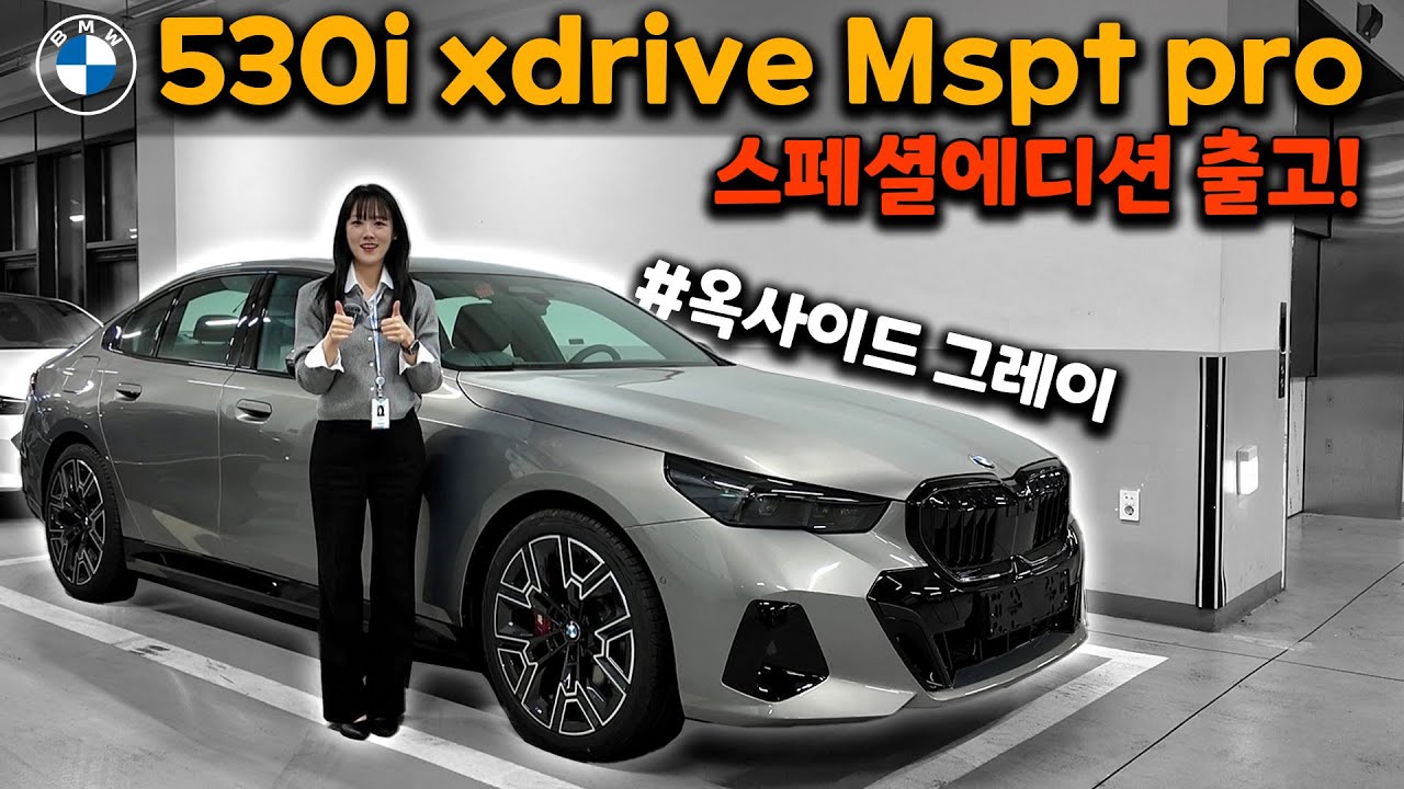 BMW 530i xdrive Mspt pro 스페셜에디션 출고기 #옥사이드그레이 #블랙시트