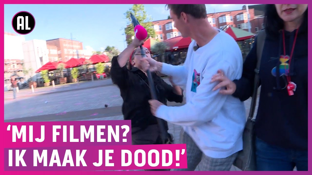Homo's en Reinout belaagd bij protest tegen anti-homogeweld!
