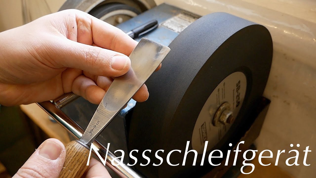 Nassschleifen für Schnitzeisen / der harte Tormek Blackstone