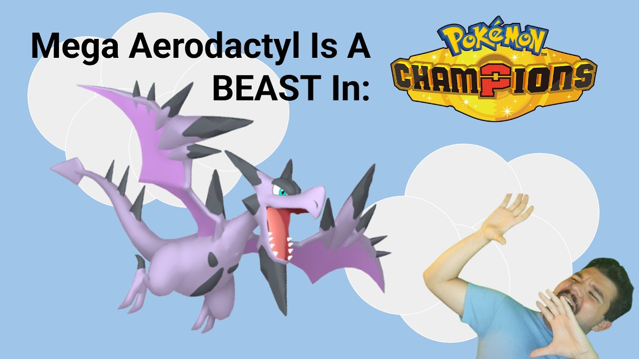 Мега-Аэродактиль &mdash; настоящий монстр в Pokemon Champions.