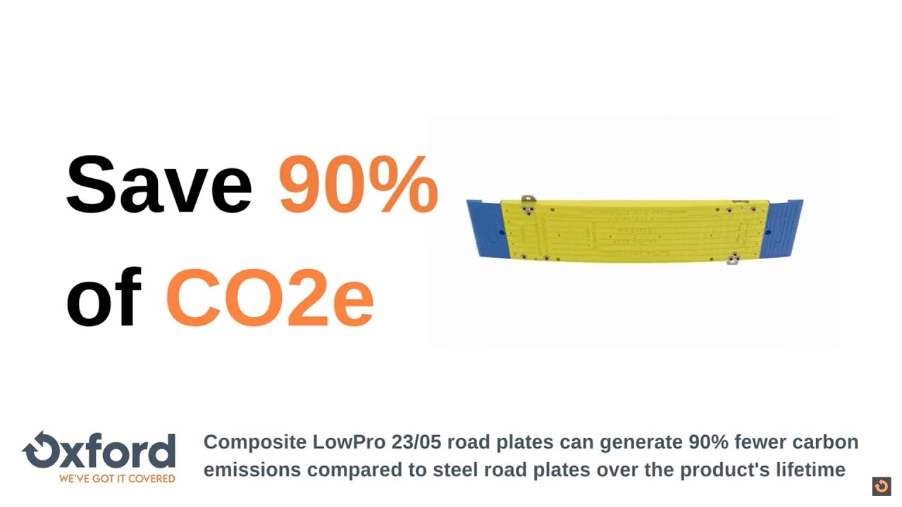LowPro 23/05 Road Plate - Reduce Carbon Emissions
