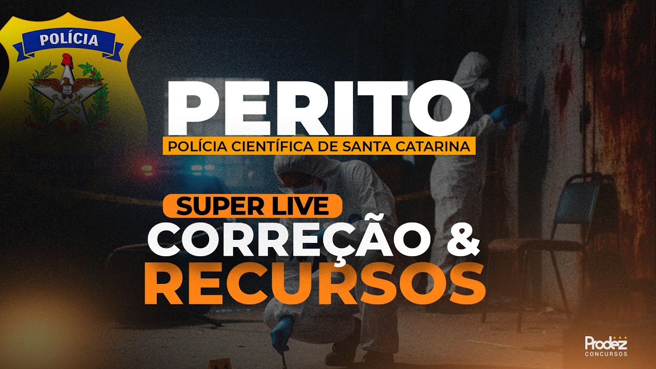 PERITO PCI-SC | Correção + Recursos da Prova