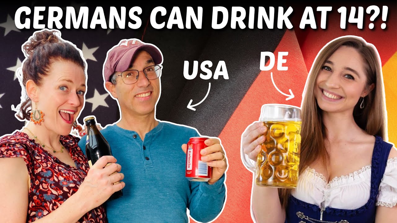 Drinking CULTURE & AGE - USA vs. GERMANY 🇩🇪 AMERICANS will be SHOCKED by This!! 🇺🇸🍺😱