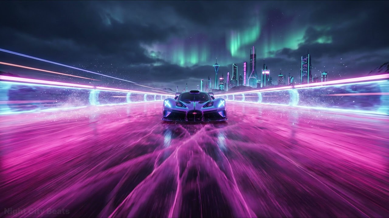 Borealis Speed-Circuit – Upbeat Cyberpunk Driving Synthwave Mix | Vol. 9