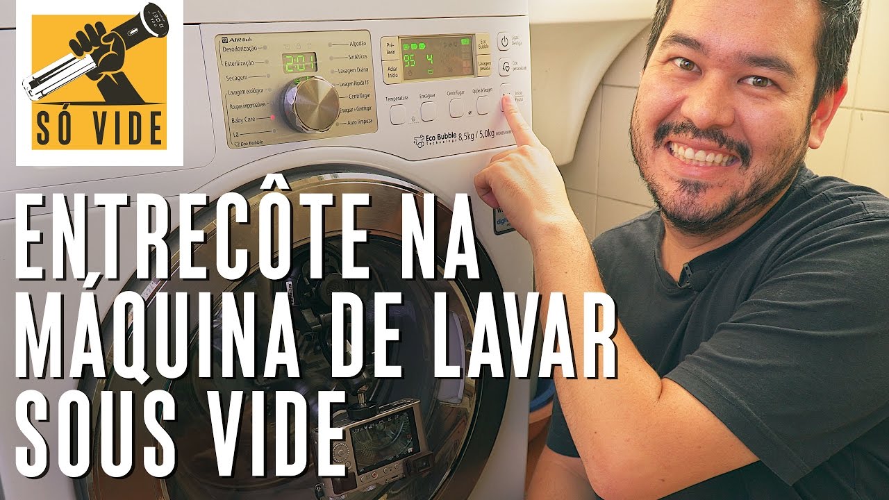 ENTRECÔTE NA MÁQUINA DE LAVAR (SOUS VIDE) | SÓ VIDE #16